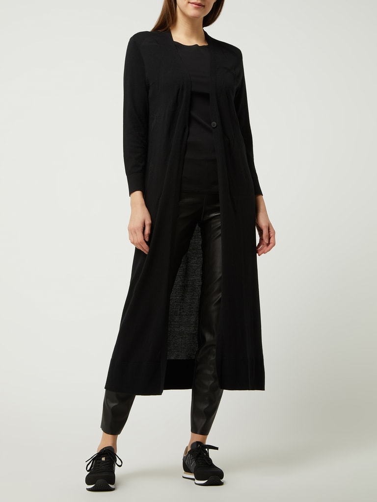 ARMANI EXCHANGE Longcardigan aus Baumwollmischung (black) online 