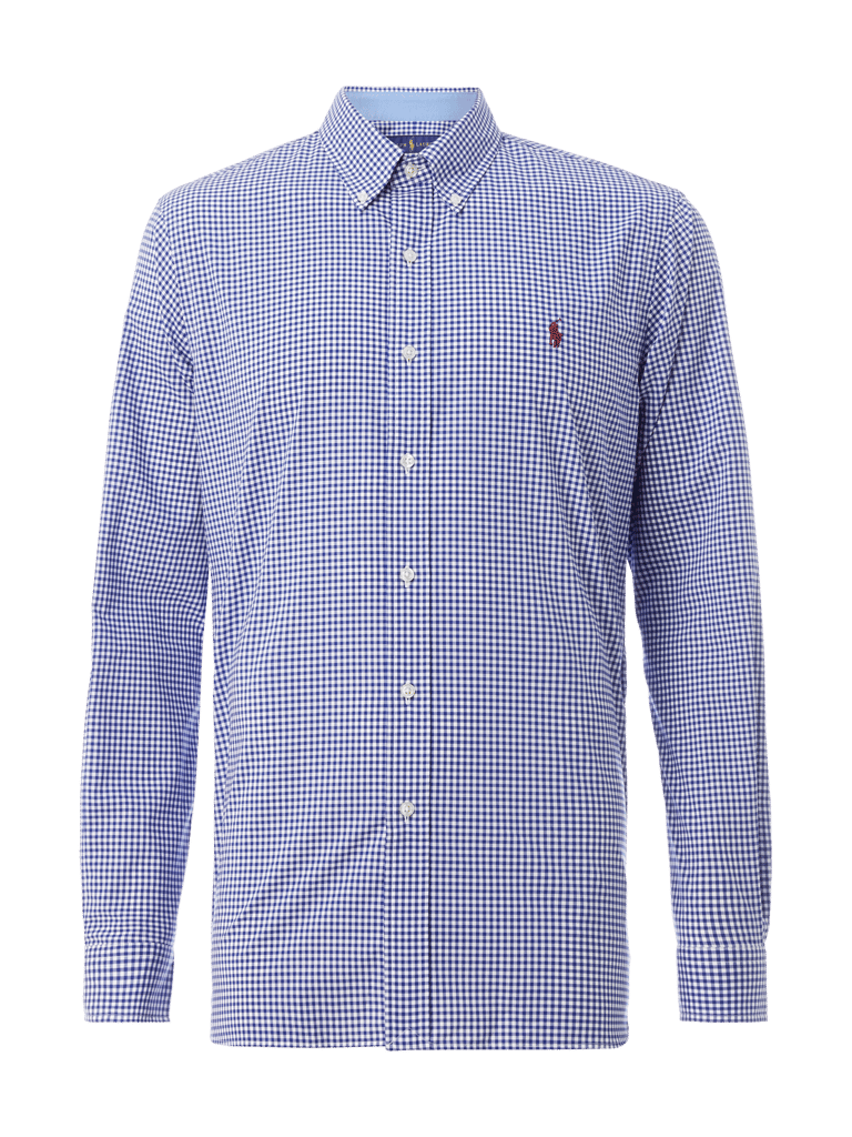 Polo Ralph Lauren Modern Fit Hemd mit Button-Down-Kragen (blau) online ...