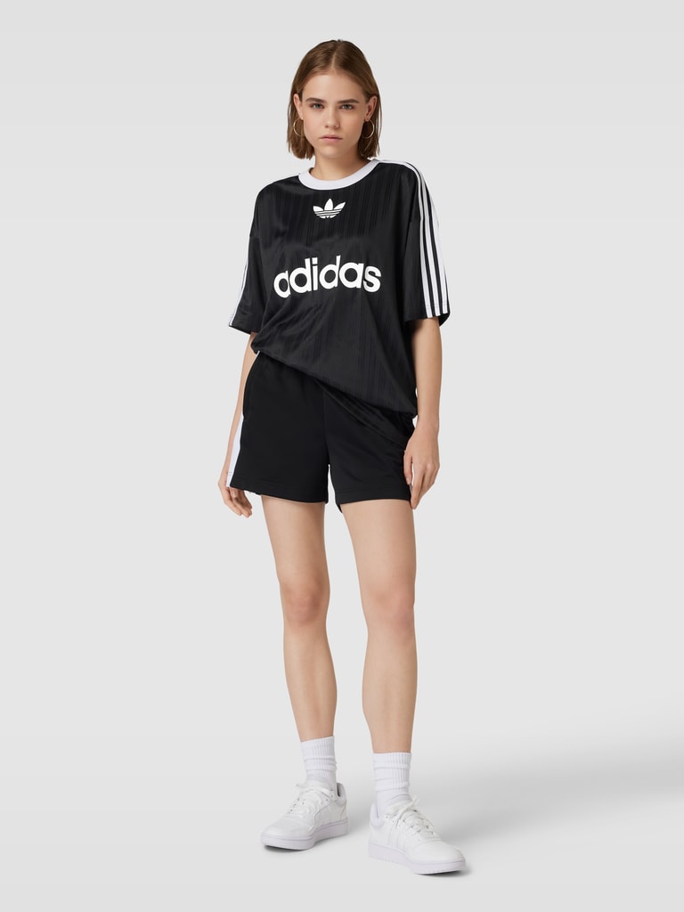 adidas Originals T-Shirt mit Label-Print Modell 'ADICOLOR' (black ...
