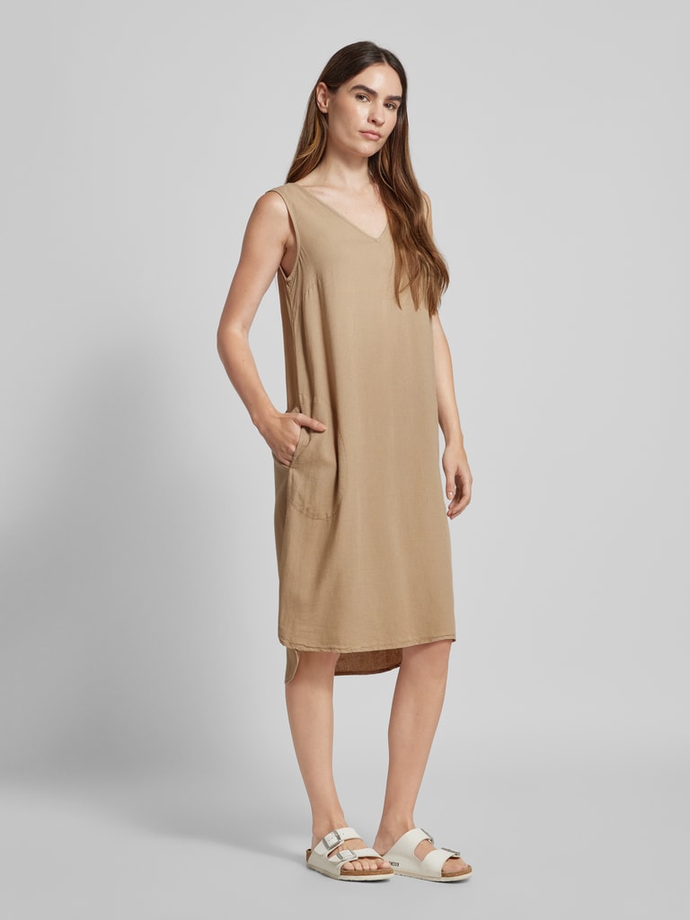 Maufa Mini Jurk in Jersey Bittere Chocolade main image 1