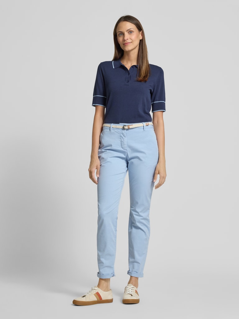 TOM TAILOR Damen Plus Size Slim Chino Hose – Schicker Stretch-Stoff Mit Gürtel In Größen 44–54