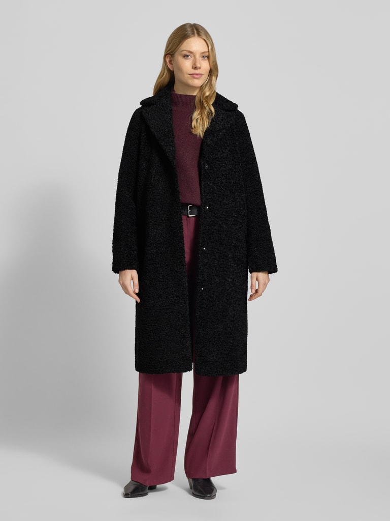 Vero Moda Lange jas van teddybont, model 'SALLY' 10298587 - Vergelijk