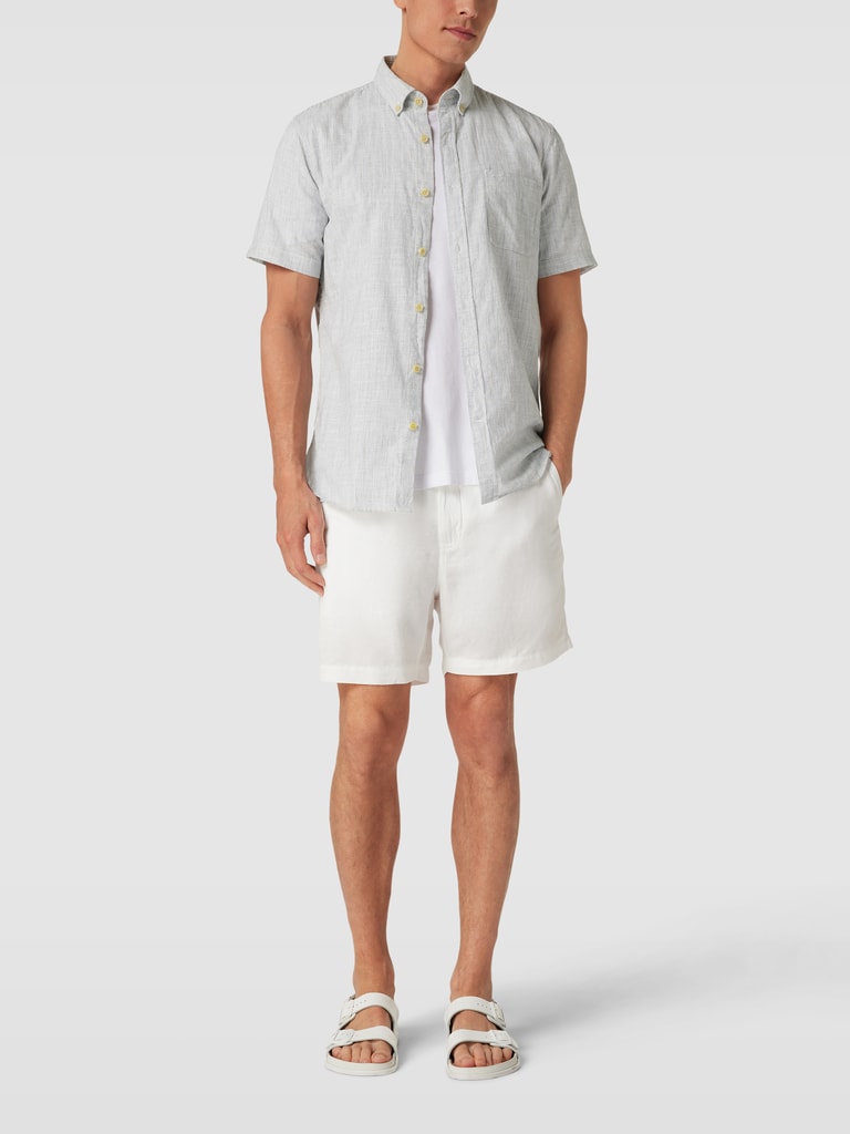 camel active Regular fit vrijetijdsoverhemd met button-downkraag in marineblauw online kopen | P&C
