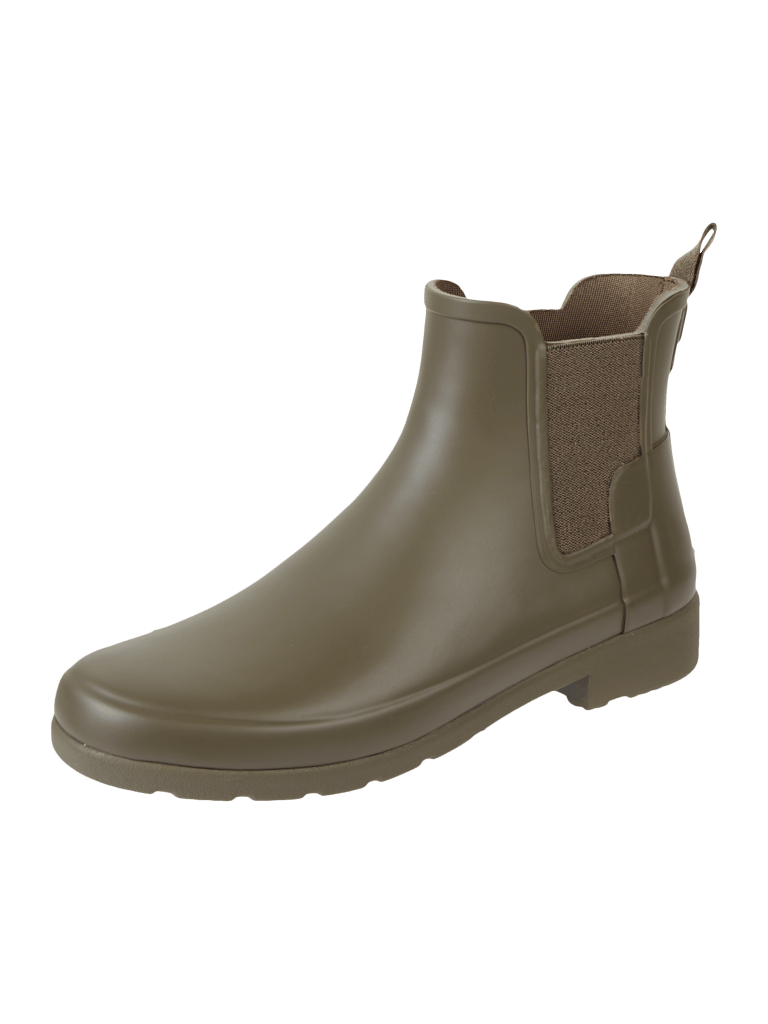 Hunter Chelsea Boots aus Gummi (oliv) online kaufen
