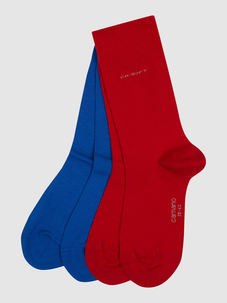 Lot De 4 Paires De Chaussettes De Sport Camano - Taille 47/49 (pointure 43/46) - Blanc/Gris - Confort Et Maintien