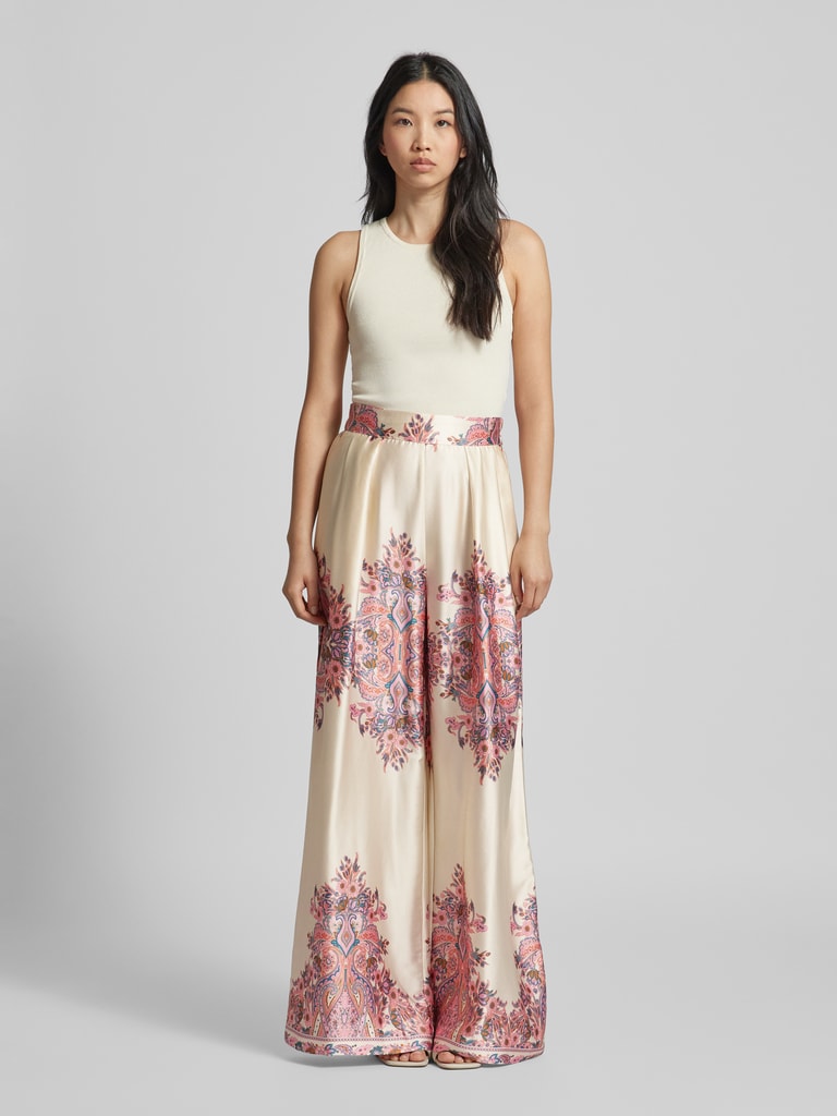 Malana broek- zwart & wit - rayon main image 1