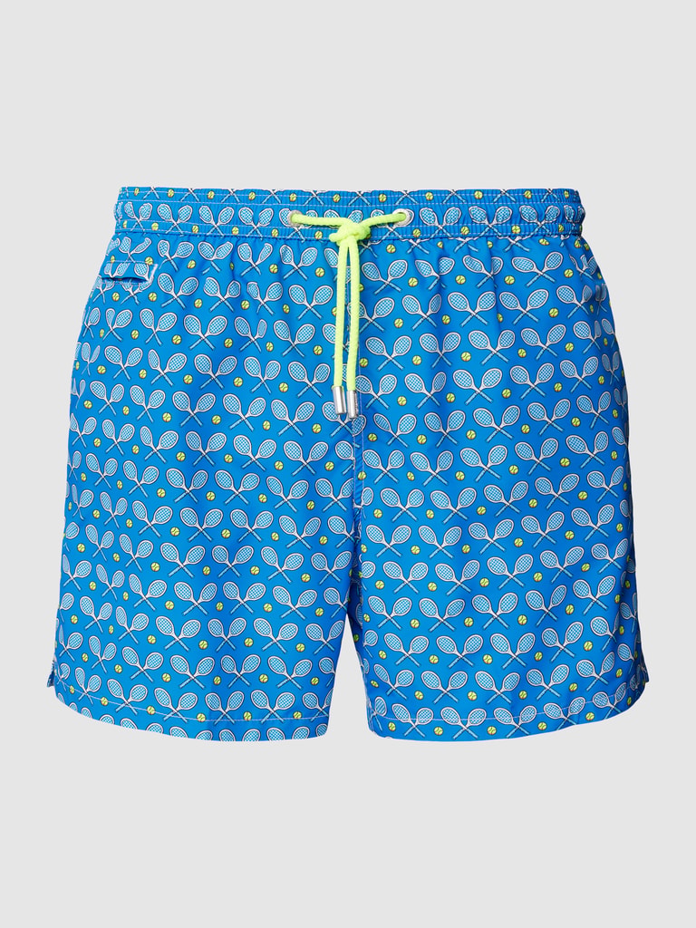 Fantasie Swim Badehose 'Ottawa' – Mit Plisseefalten, Blau, Größe L
