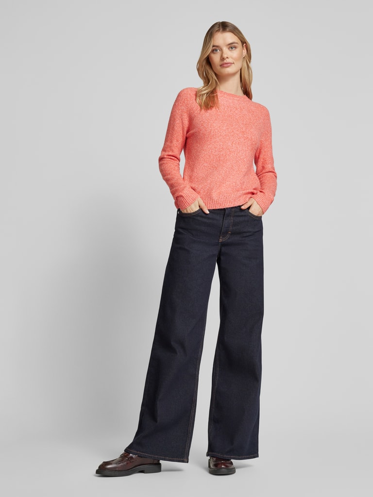 Vero Moda Weicher Langarm Pullover mit Rundhalsausschnitt Modell
