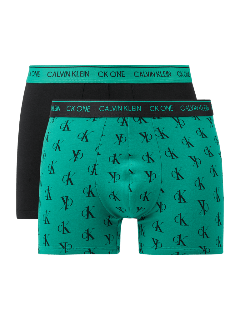 Calvin Klein Underwear Trunks mit StretchAnteil im 2erPack (grün