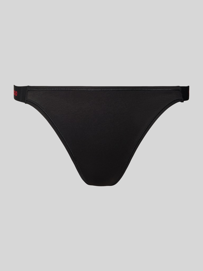 Hugo String Homme Open HUGO String met bandinzetten met label opzij, model 'HUGO ID STRING' in ...