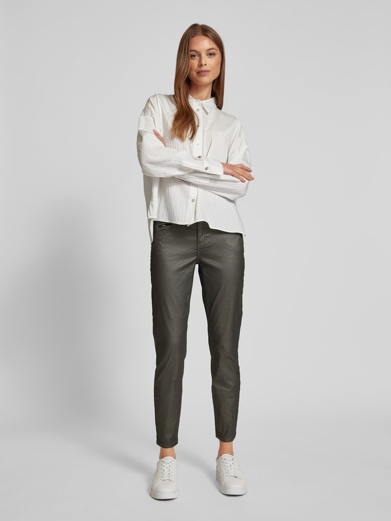 Jeans OPUS EVITA Satiné Vert – Taille 36/32, Délavé, Très Bon état Occasion