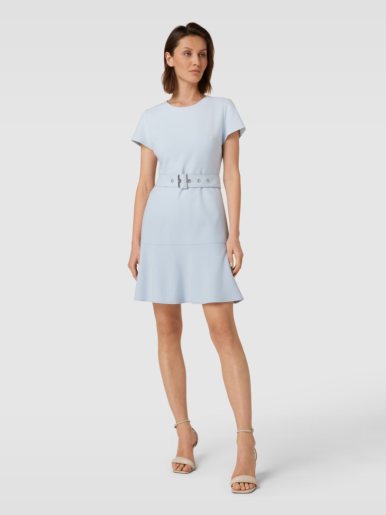 Lotto Tech W Iv Damen Tennis Kleid - Hellblau Mit 90% Polyester & 10% Elasthan