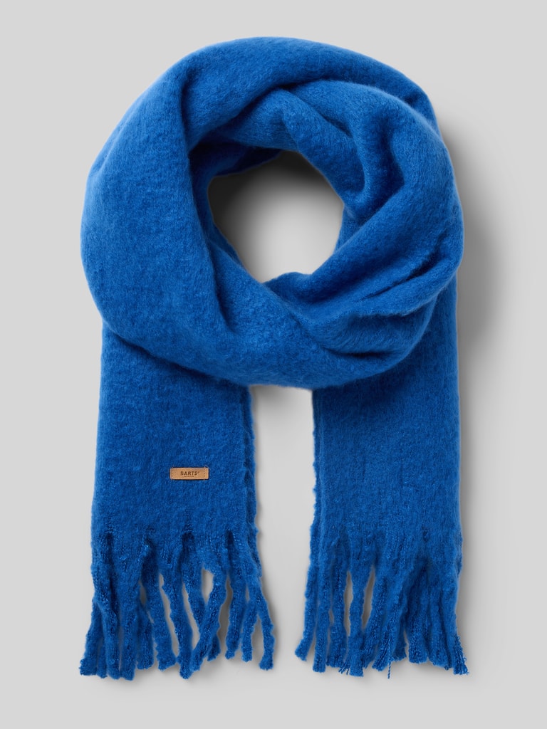 Fyone Barts Schal mit Fransen Modell 'Fyone' (marine) online kaufen