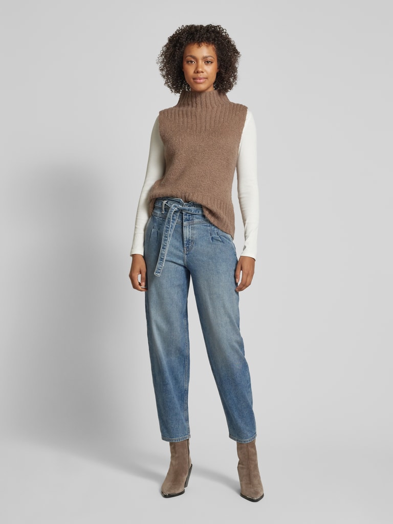 【YOURNUS】Peter Slav Wide Denim Wide-leg jeans with turn-up hems - Women's fashion