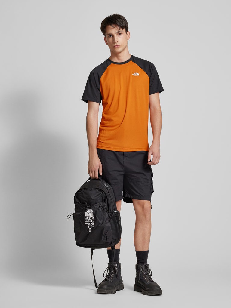 The North Face T-Shirt mit Label-Print Modell 'TANKEN' (orange