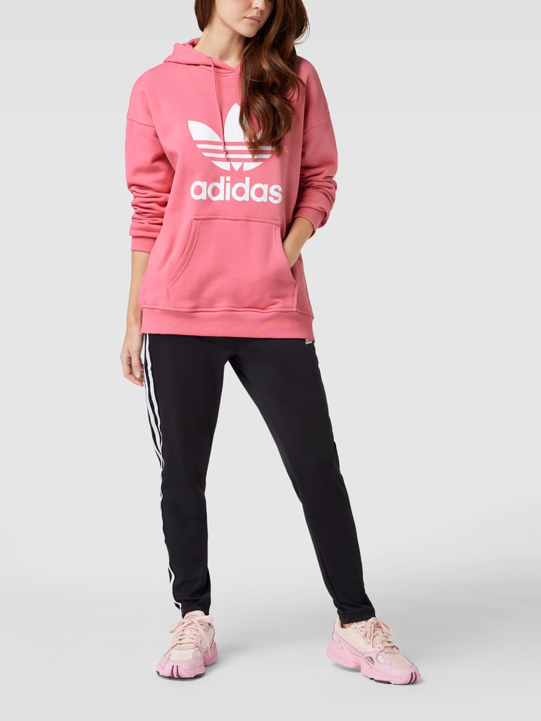 adidas Originals Oversized Hoodie mit Label Print rosa online kaufen