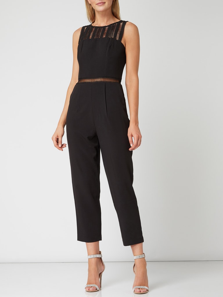 Black and white bardot jumpsuit online