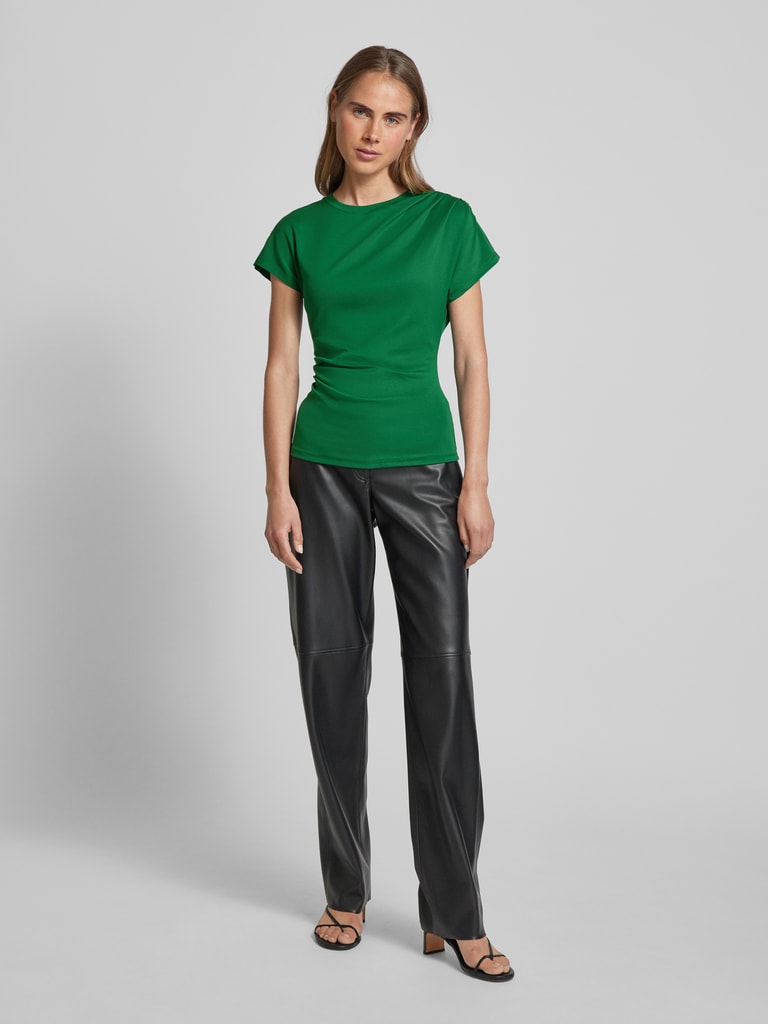 Marc Cain Collections T Pretty Veggie Embroidered T Shirt TC 48.78 J54 COL 100 main image 1