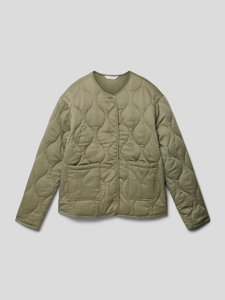 Mango Steppjacke mit Eingrifftaschen Modell 'madrid' (oliv) online