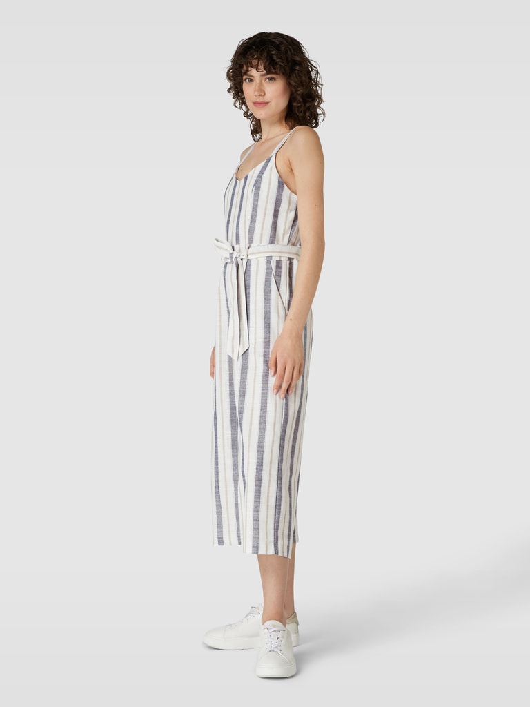 Apricot Jumpsuit met streepmotief in marineblauw online kopen P&C