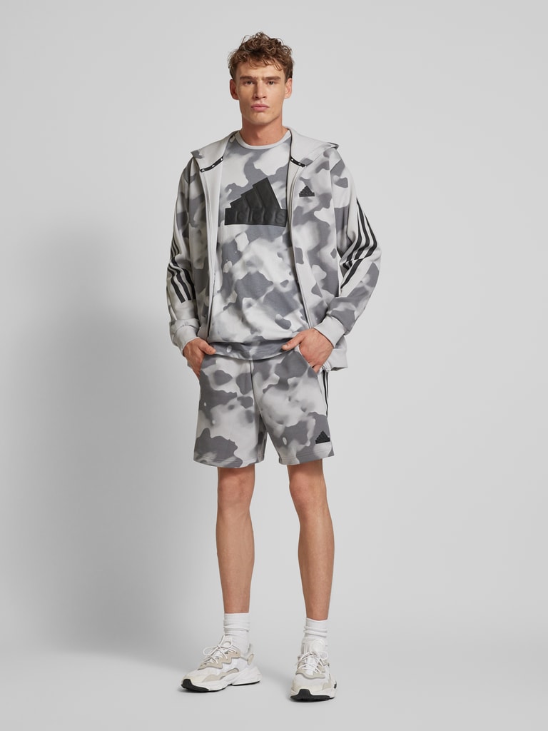 ADIDAS SPORTSWEAR Sweatjacke mit Label-Patch (hellgrau) online kaufen