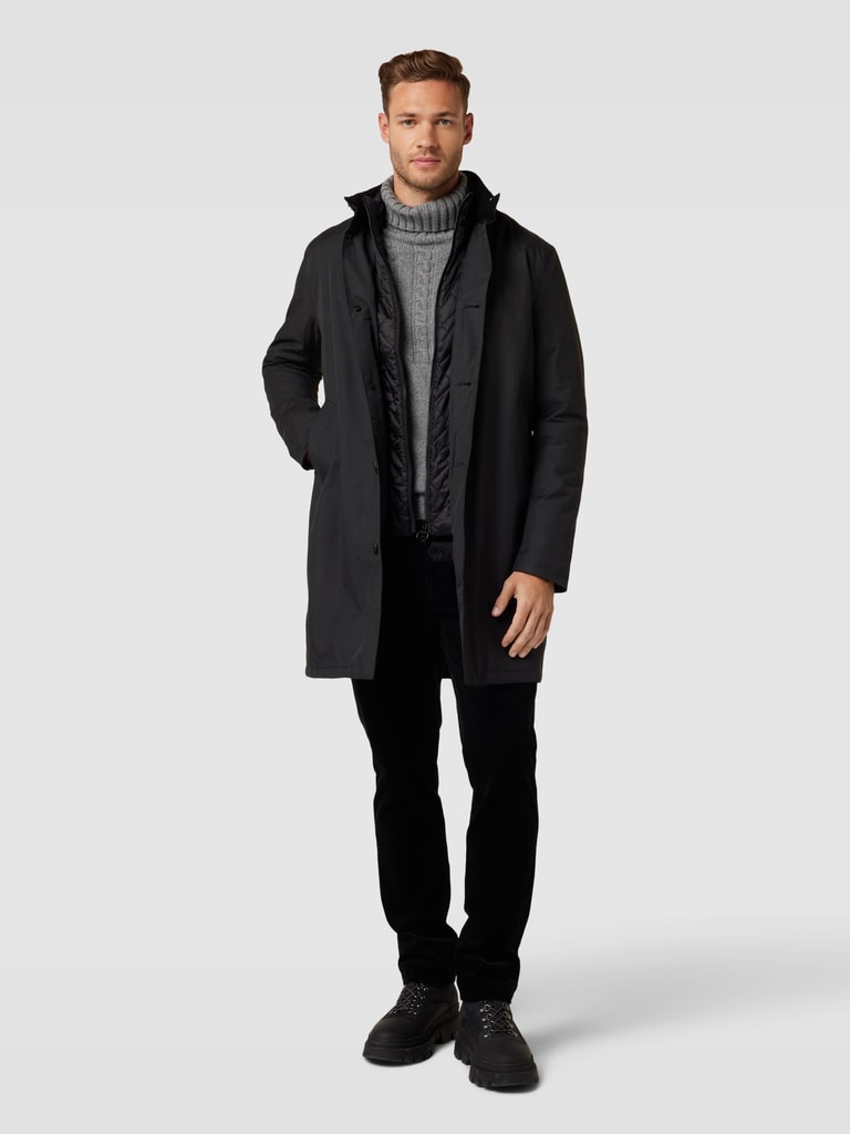 Gipsy Leren jack met opstaande kraag, model 'TALTON' in zwart online kopen | P&C