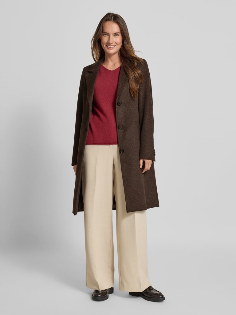 S Oliver Wollmantel Dunkelrot Wollmix Mantel S Oliver Mantel Rot