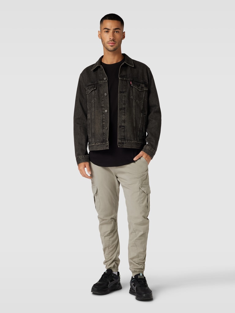 Kfnire Thermobroek voor dames, winter, thermische joggingbroek met cargozakken, elastische hoge taille, dunne fleecevoering, rechte pijpen, lichtgrijs, S