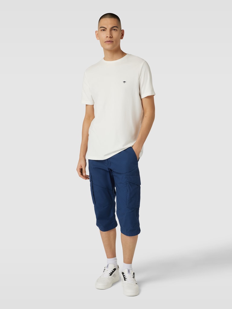 S.Oliver BLACK LABEL T-Shirt Uomo Manica Corta - Blu Marino, Taglia L, Girocollo In Cotone, Vestibilità Dritta