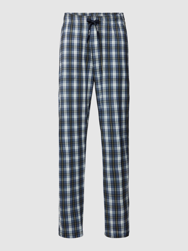CalidaPyjama-Hose mit Allover-Muster Modell 'Remix Sleep' in blau CalidaPyjama-Hose mit Allover-Muster Modell 'Remix Sleep' in blau