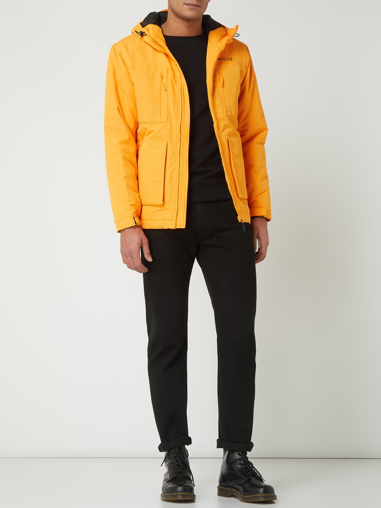 Nicce London Jacke mit Kapuze Modell 'Meson' (orange) online kaufen