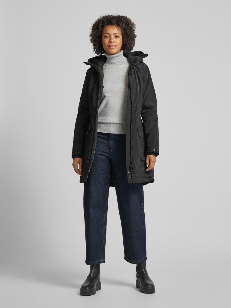 Wellensteyn Shaped Fit Parka mit Kapuze Modell 'CUCILLA' (black