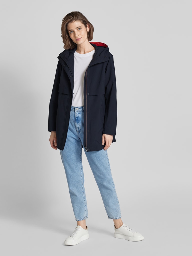 Killtec (KILAH) Women's Ski-jack/functioneel jack met afritsbare capuchon en sneeuwvanger KSW 21 WMN SKI JCKT, antraciet gemêleerd, 36, 38619-000