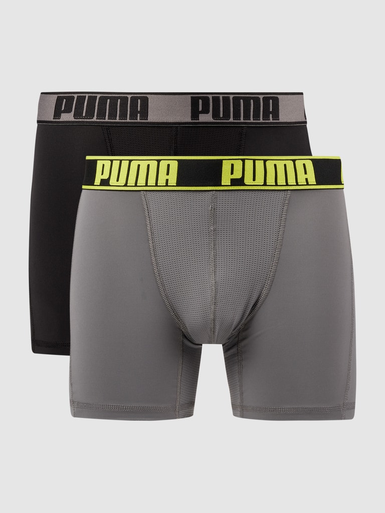 Puma Trunks aus Baumwollmischung im 2er-Pack (anthrazit melange) online kaufen