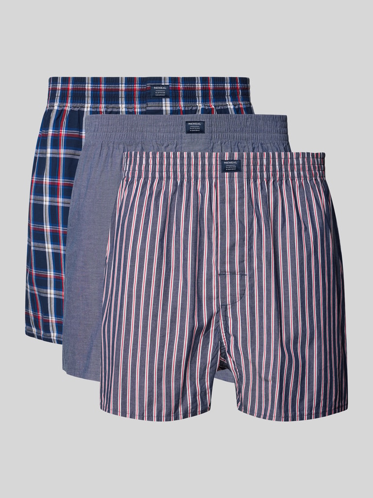 MCNEAL Boxershorts mit Label-Patch im 3er-Pack (rot) online kaufen