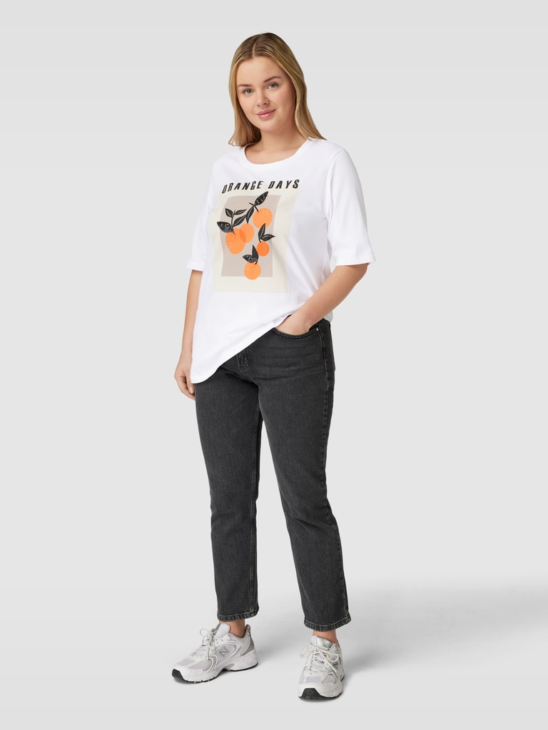 Kaffe Curve Alana T-Shirt in White