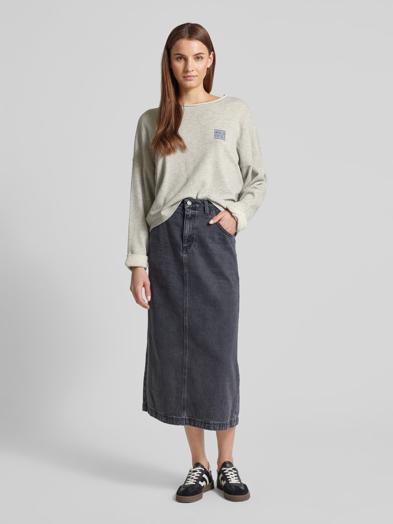 Cropped Sweatshirt mit Print main image 1