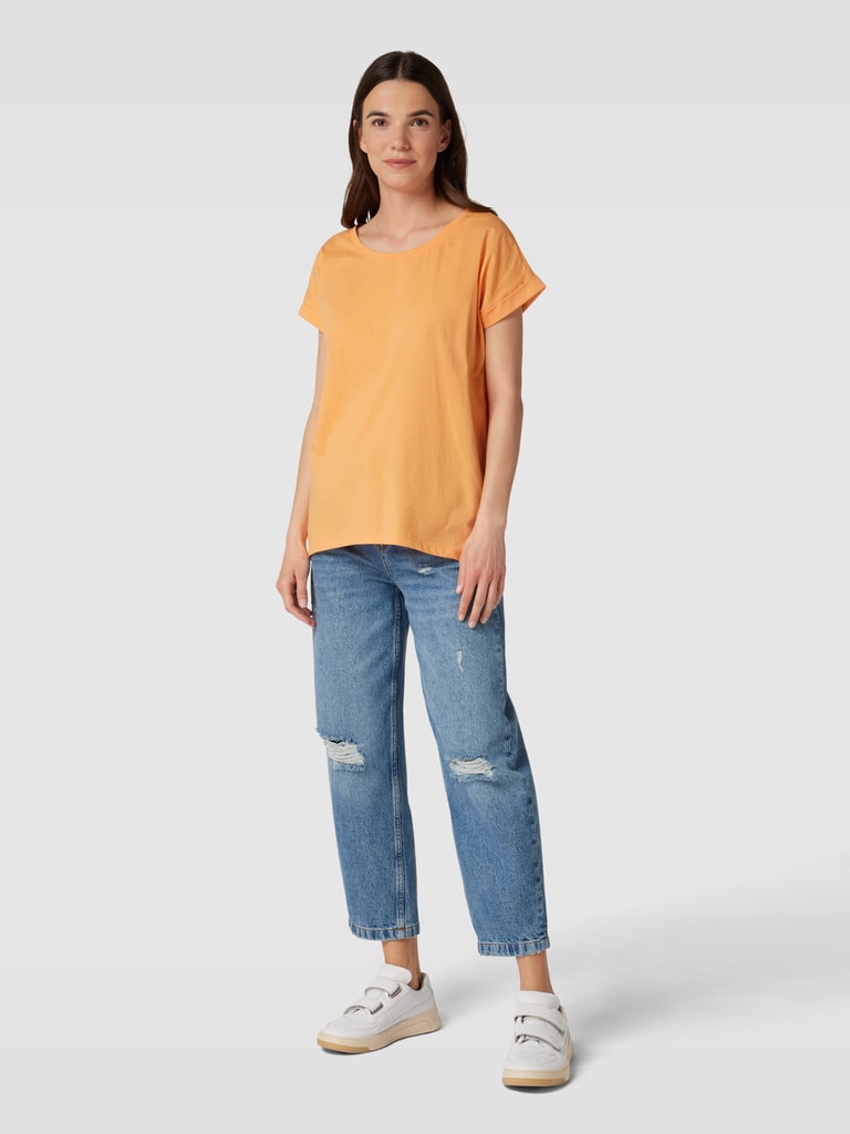VILA T-shirt basic - bordeaux - (Second hand