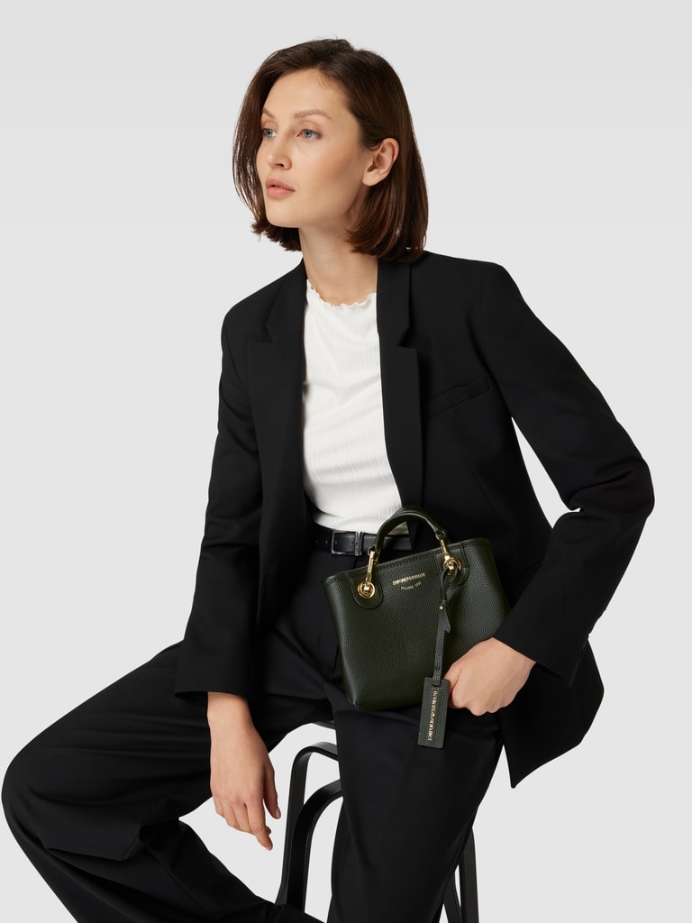 Emporio Armani Handtasche mit Label-Details und verstellbarem  