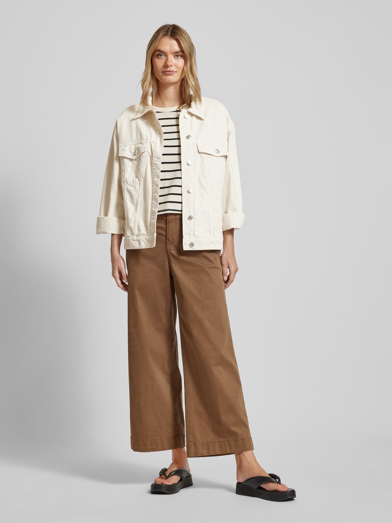 Zalando Mango Jeansjacke Schwarz Jeansjacke Mango Zweifarbige