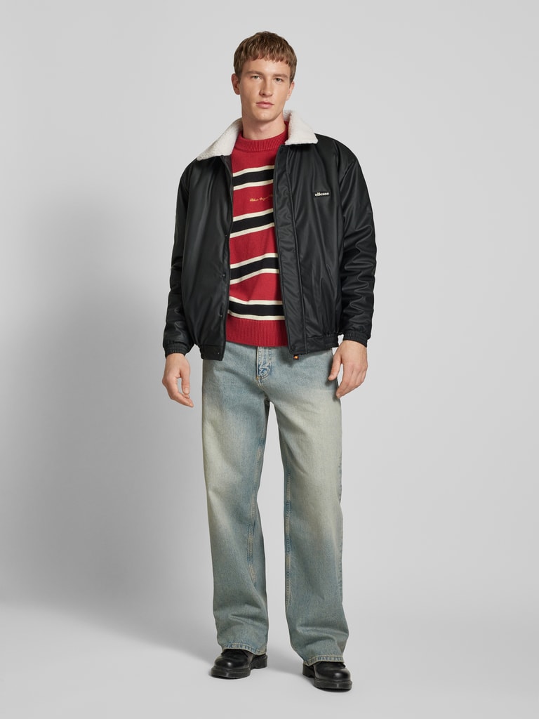 Ellesse Jacke mit Teddyfell Modell 'TREMBLANT' (black) online kaufen