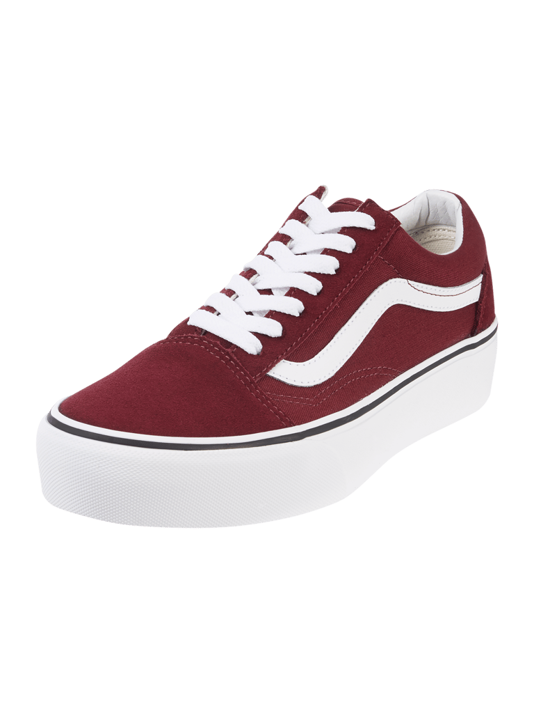 Vans old shop skool bordeaux rot