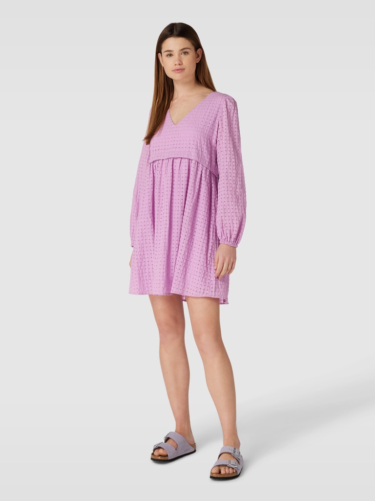 edc By Esprit Mini-jurk in semi-transparant design in roze online