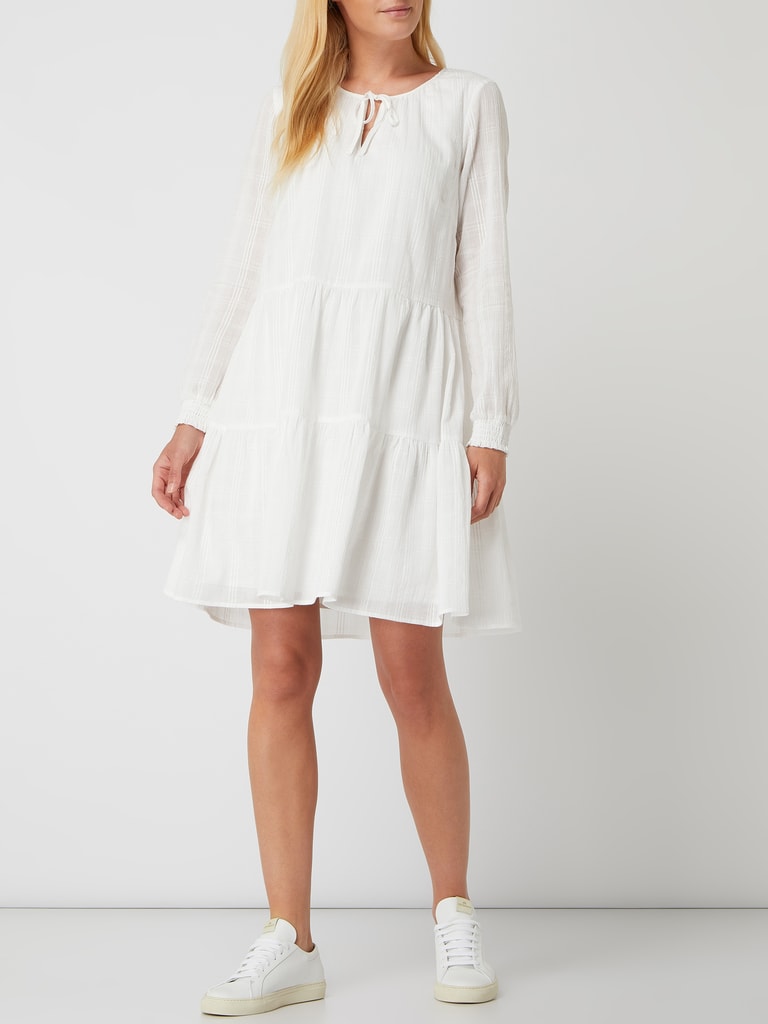 Minus Kleid mit Schnürung Modell 'Melfi' (weiß) online kaufen