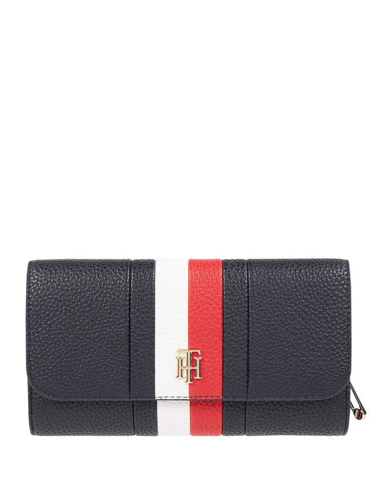 Tommy Hilfiger Portemonnaie In Leder Optik Dunkelblau Online Kaufen