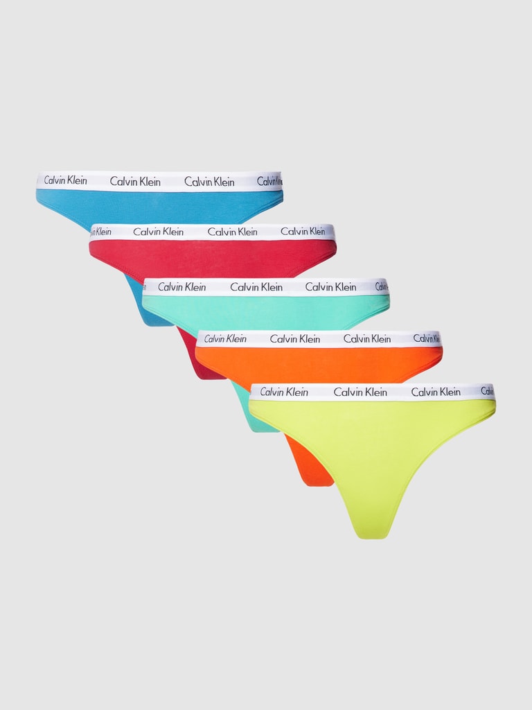 Calvin Klein Underwear String met elastische band met label in een set ...