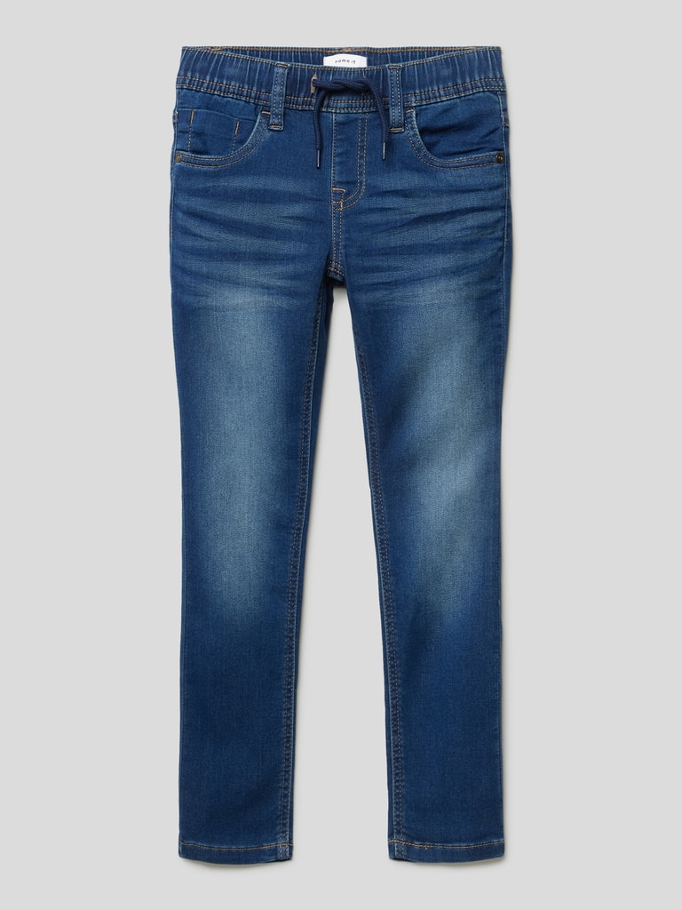 NAME IT Jungen Pump-Jeans - Baggy Hose Mit Elastischem Bund & Bündchen