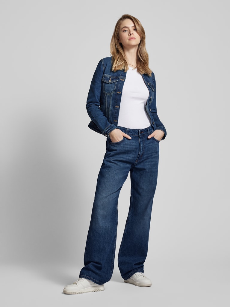 TOM TAILOR PLUS SIZE-MIT EINGRIFFSTASCHEN - Jeansjacke - light elderberry/pink TOM TAILOR PLUS SIZE-MIT EINGRIFFSTASCHEN - Jeansjacke - light elderberry/pink