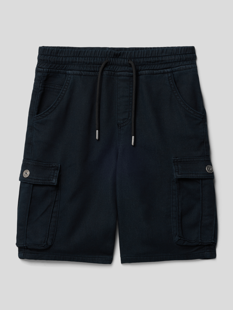 FREE/QUENT Stoffen broek met cargozakken, model 'Carly' in lichtblauw