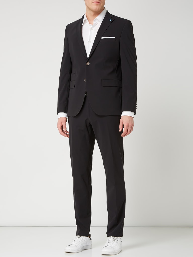 Pantaloni Eleganti Uomo Pierre Cardin - Vita Alta, Lana Vergine, Comfort Elasticizzato - Foto 5